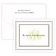 Couples Monogram Folded Note Cards Image 1 of 2
